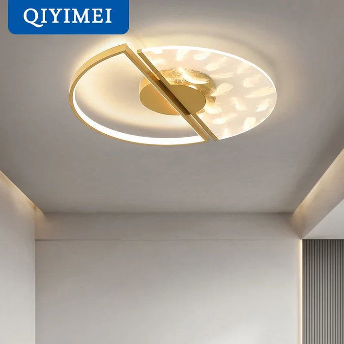 Lustre LED Plumes Acryliques: Éclairez votre intérieur