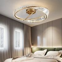 Plafonnier LED de Luxe en Cristal Nordique Décoratif d'Intérieur - Élégance Scandinave