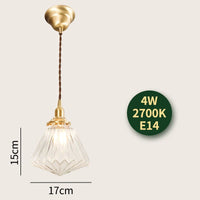 Suspension Diamond Glass LED Nordic Modern