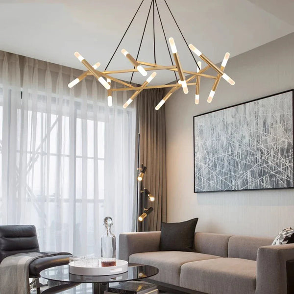 Lustre de luxe au design moderne