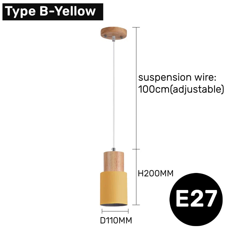 Suspension LED Art Moderne Colorée