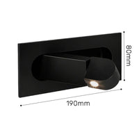 Applique murale LED pliante design moderne pour hôtel avec angle ajustable