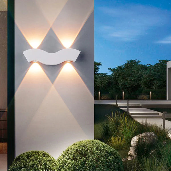 Applique murale LED nordique en aluminum Luxe