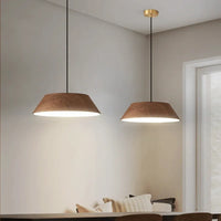 Lustre en Noyer pour Salle à Manger et Bar