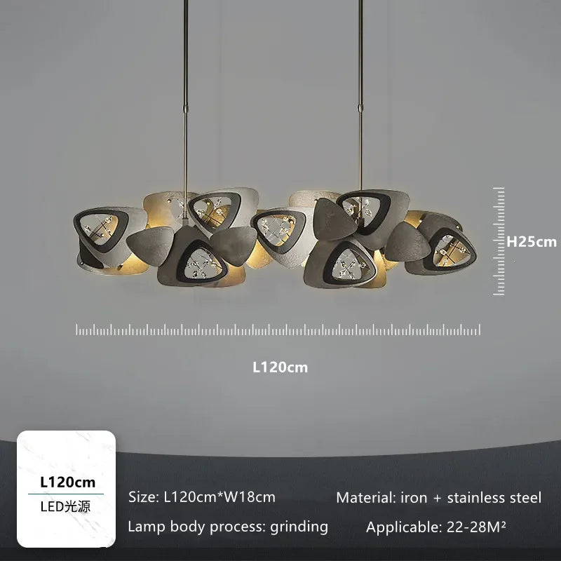 Postmodern LED Lustre Salle à Manger Salon Suspension Lumineuse Longue