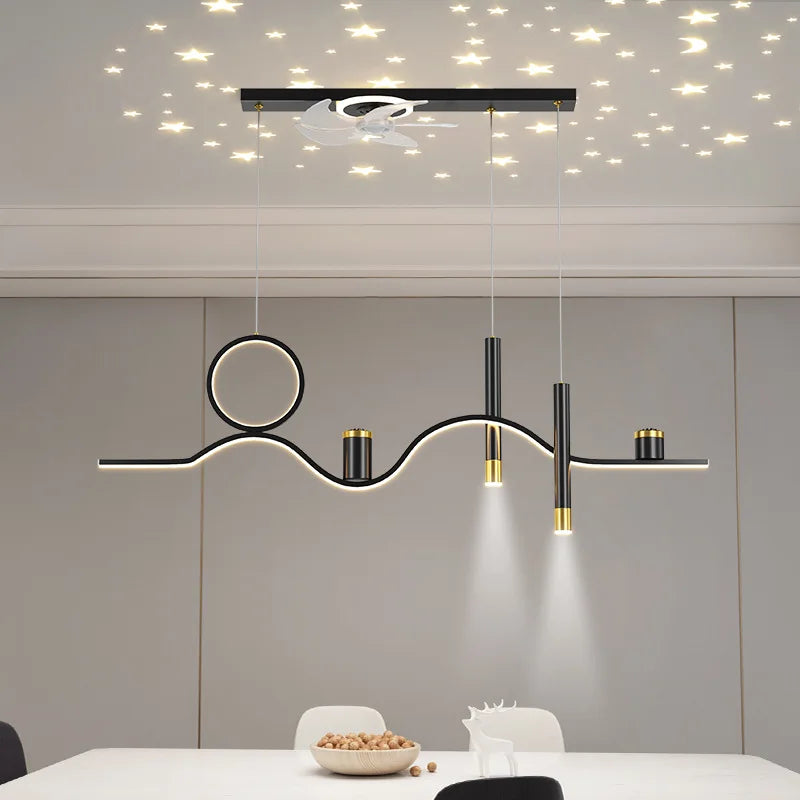Plafonnier LED Nordique à Couleur Changeante
