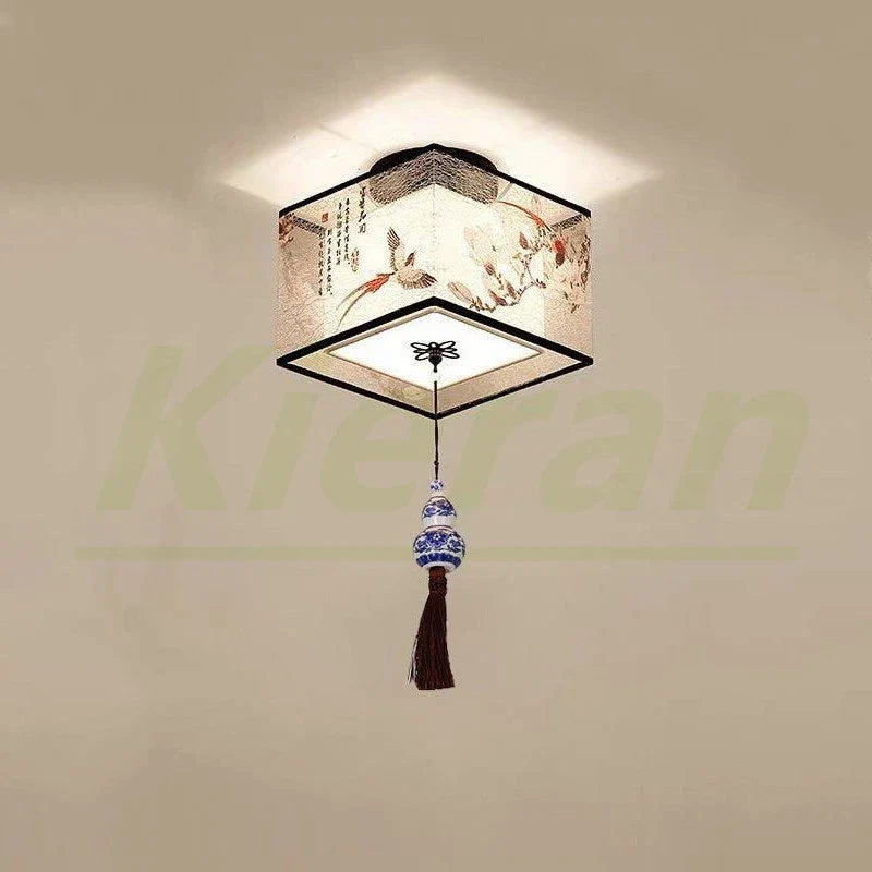 Plafonnier LED Moderne Lotus Oiseau pour Hôtel KTV