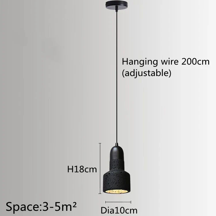 Suspension Industrielle Rétro Luminaire LED Nordique pour Bar Salle À Manger Chambre