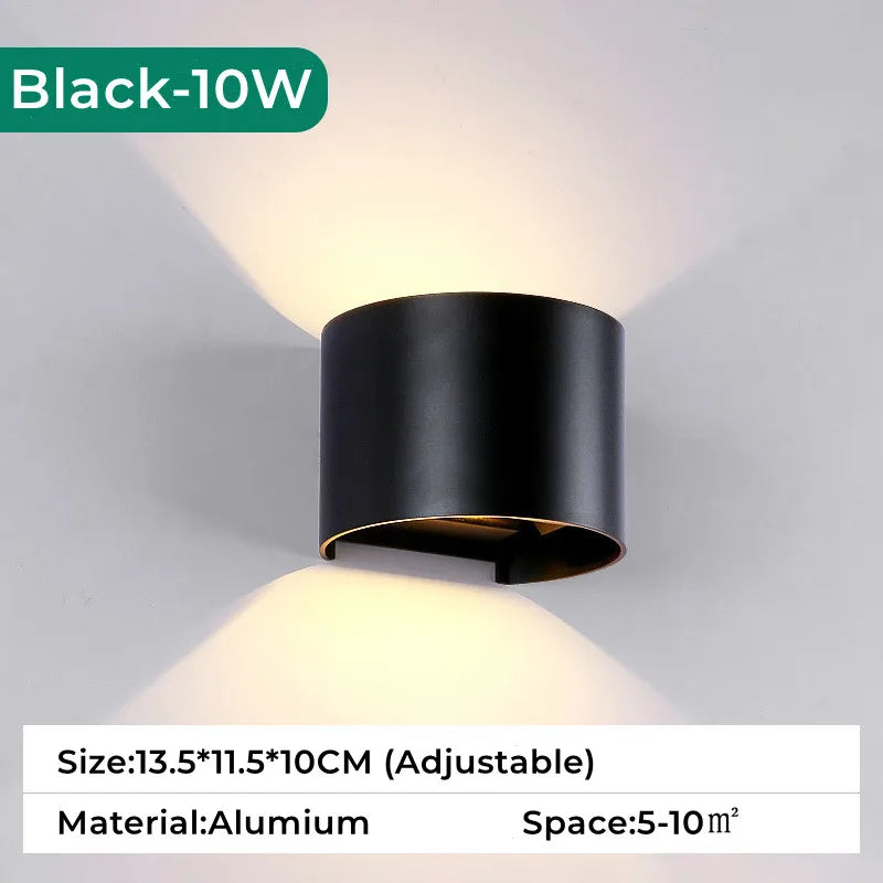 Applique RGB Tuya Smart LED étanche avec capteur de mouvement