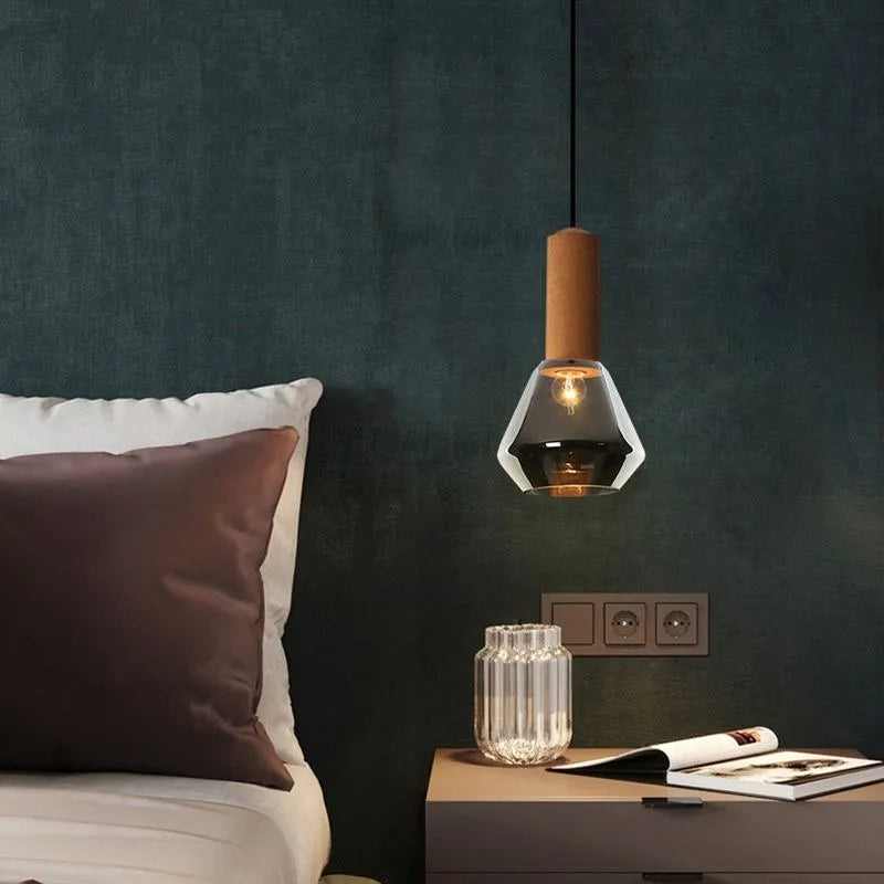 Suspension LED en cuivre au design nordique de luxe