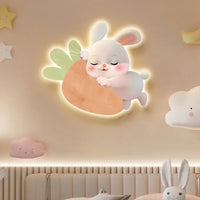 Applique murale LED Lapin Dessin Animé - Décoration Moderne