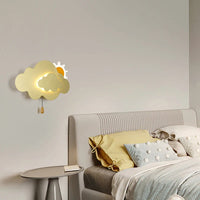 Applique murale pour enfants en forme de nuage : design minimaliste et moderne