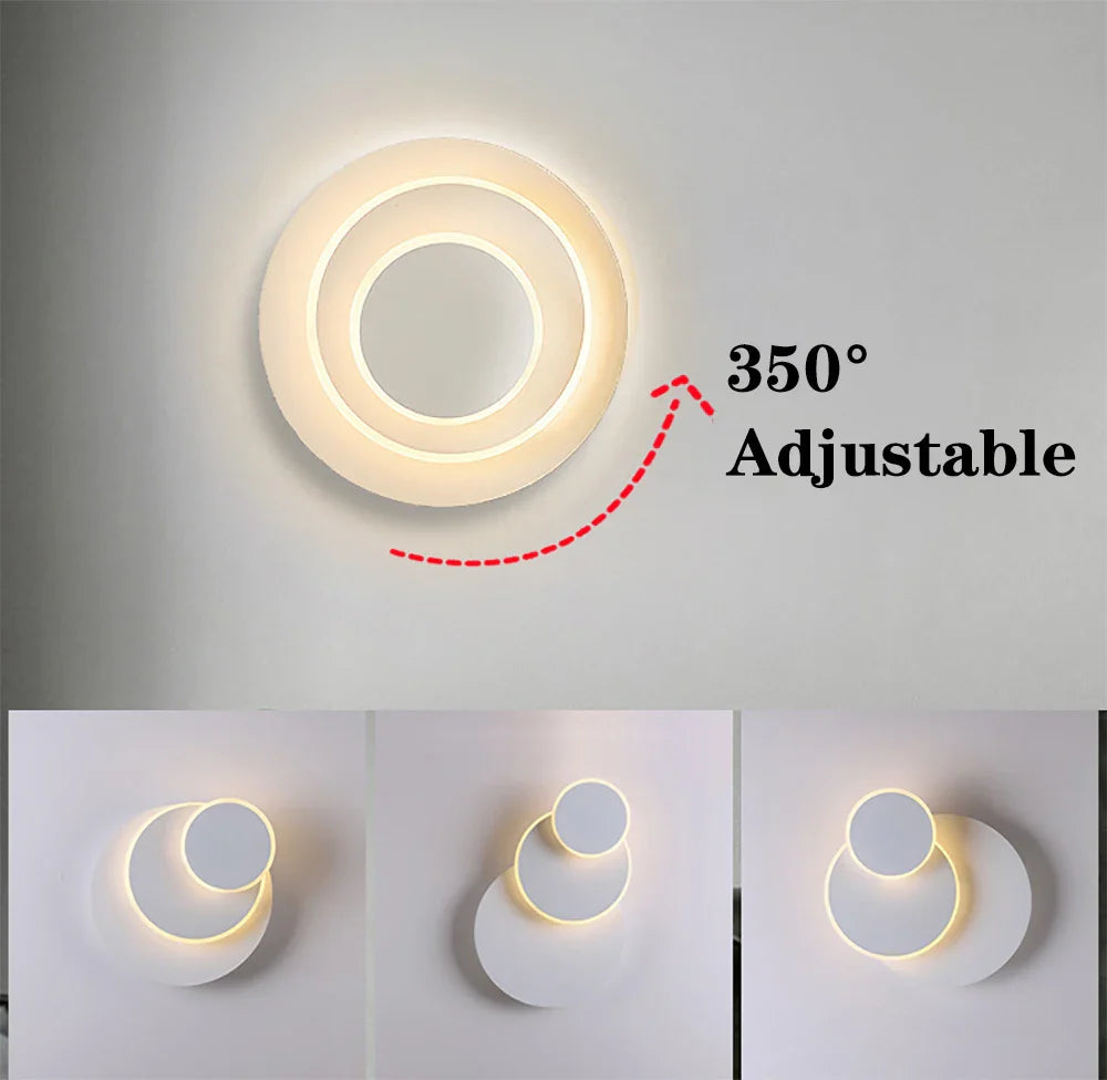 Applique murale LED Rotatif Design