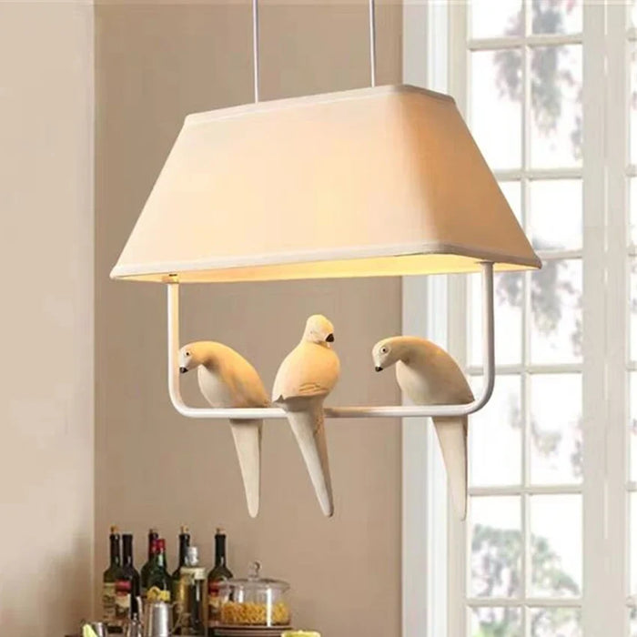 Lustre japonais "Oiseau en suspension"