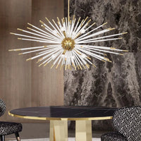 Lustre LED en cristal design moderne de luxe