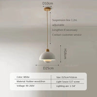 Suspension nordique en bois.