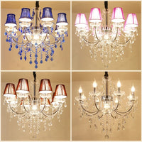 Lustre de Pays en Cristal et Fer Forgé
