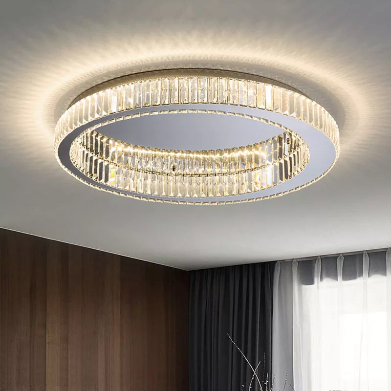 Plafonnier LED Crystal Round