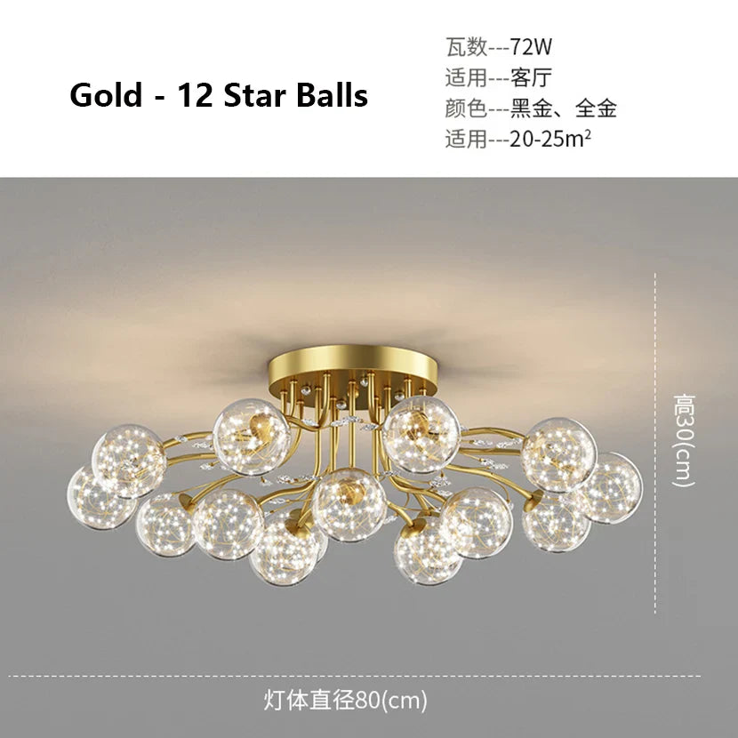 Lustre LED Moderne en Fer pour un Loft Élégant