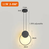 Suspension LED de design moderne