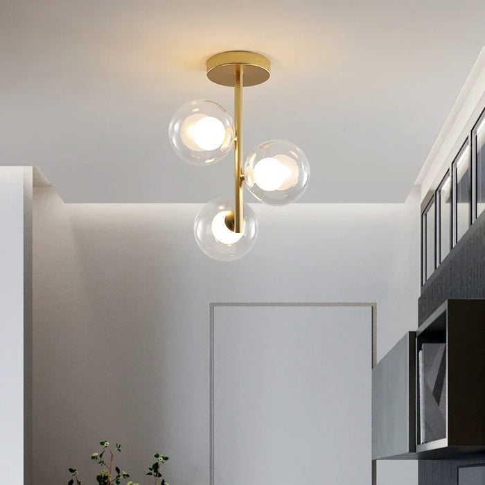 Lustre en verre pour éclairage de maison et de bar