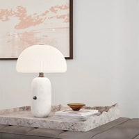Lampe de table en marbre élégante
