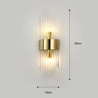 Applique Murale LED Dorée de Luxe