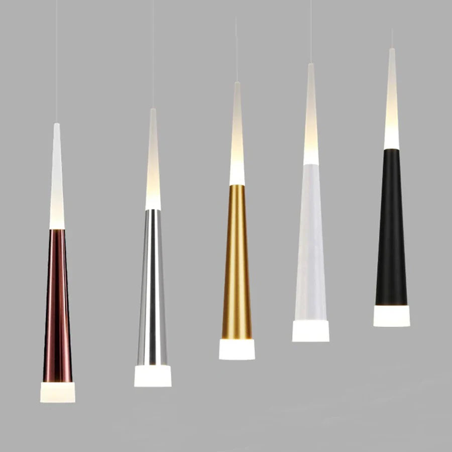 Suspension lumineuse pour cuisine et salle à manger - Collection Nordique Long Tube