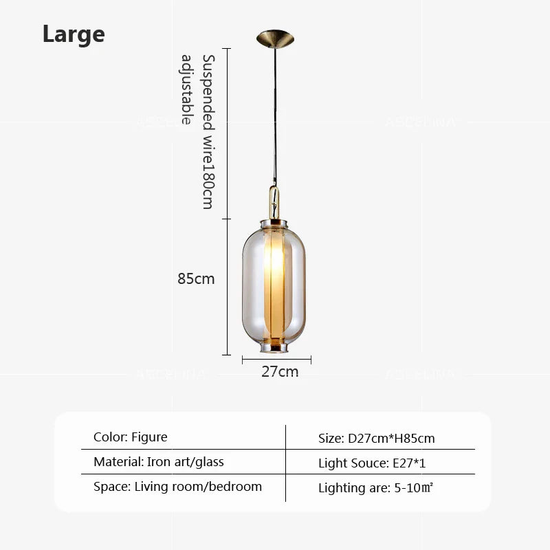 Suspension Verre Retro Modern - Intérieur