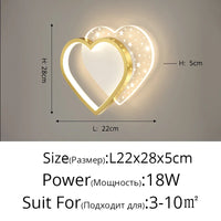 Applique murale Star Luxe Minimaliste Moderne