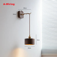 Suspension LED en bois au design nordique contemporain