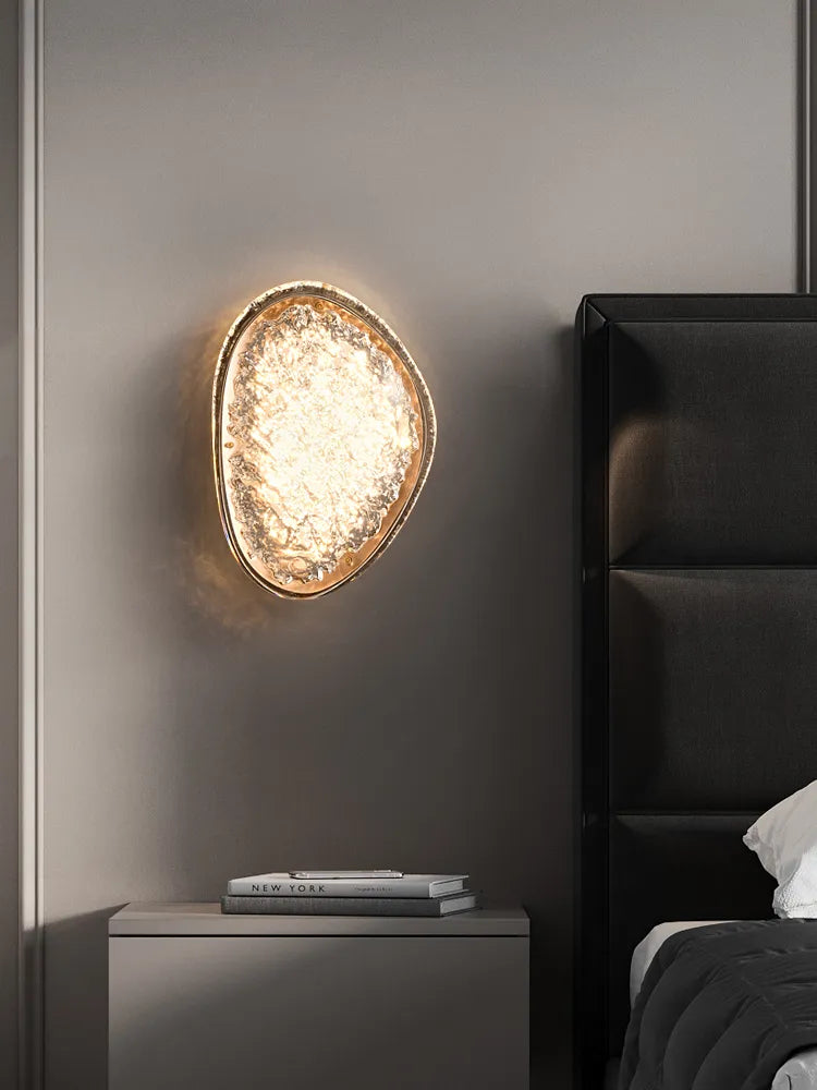Applique murale en cristal platine luxury