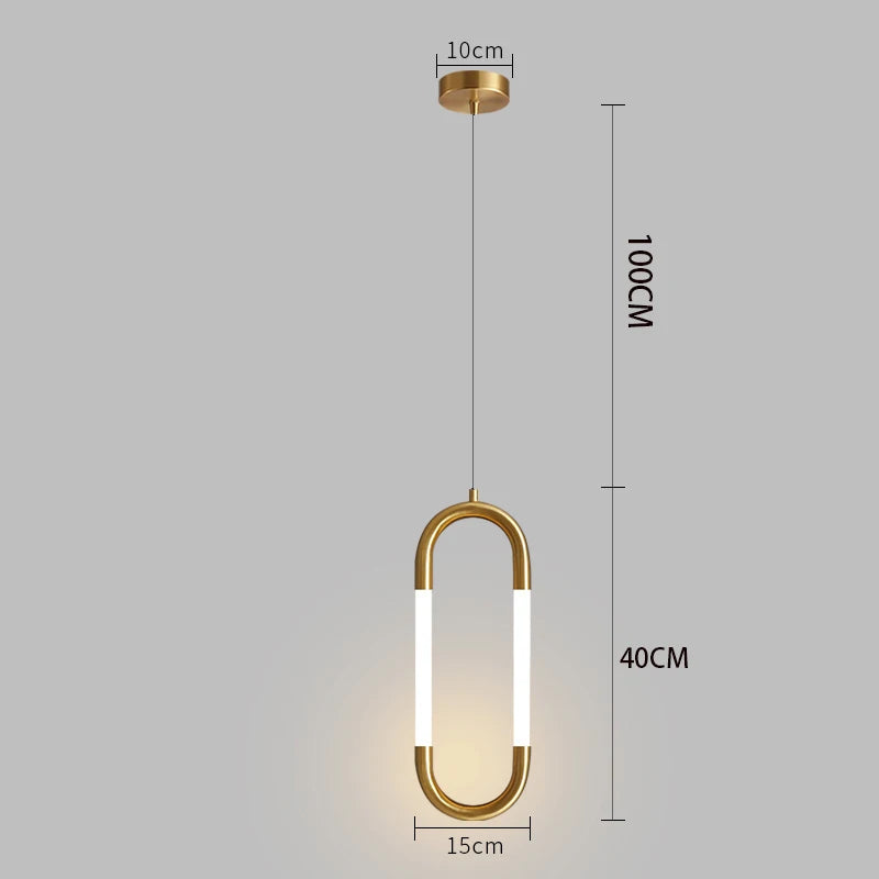 Suspension lampe Nordique Créatif LED 360° - Lumière Art Luxe