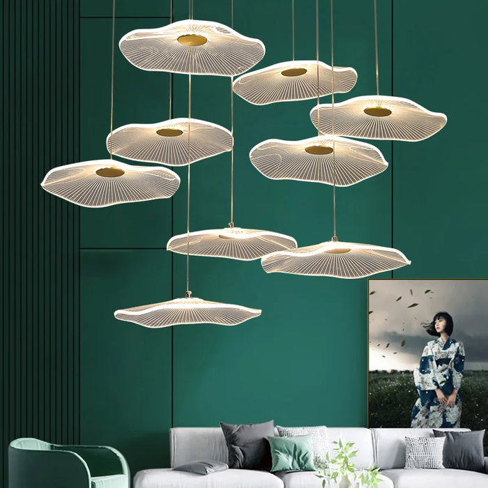 Élégant Lustre Villa Moderne Luxe Étage