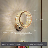Applique Murale LED Moderne en Cristal de Luxe 2024 - Édition Exclusive