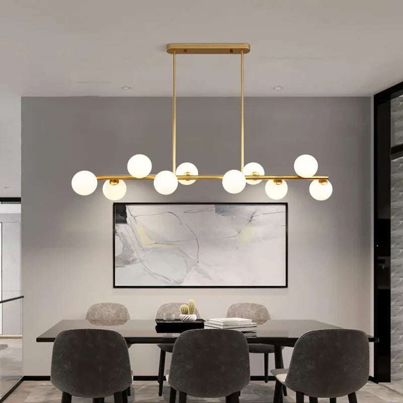 Lustre Horizonglass Boules Design