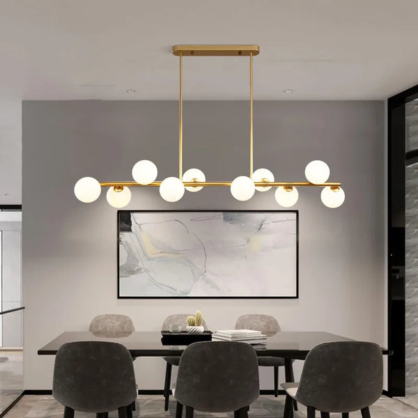 Lustre Horizonglass Boules Design