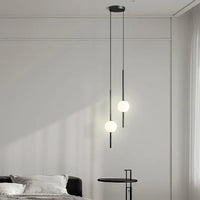Lustre en verre nordique pour suspension lumineuse - Salle à manger, chambre, restaurant et bar.