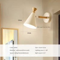 Applique murale nordique en bois naturel