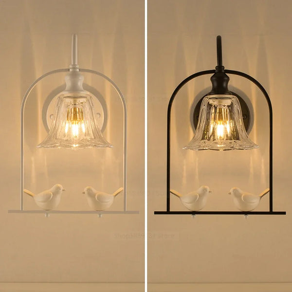 Applique murale design LED Oiseaux pour une décoration contemporaine