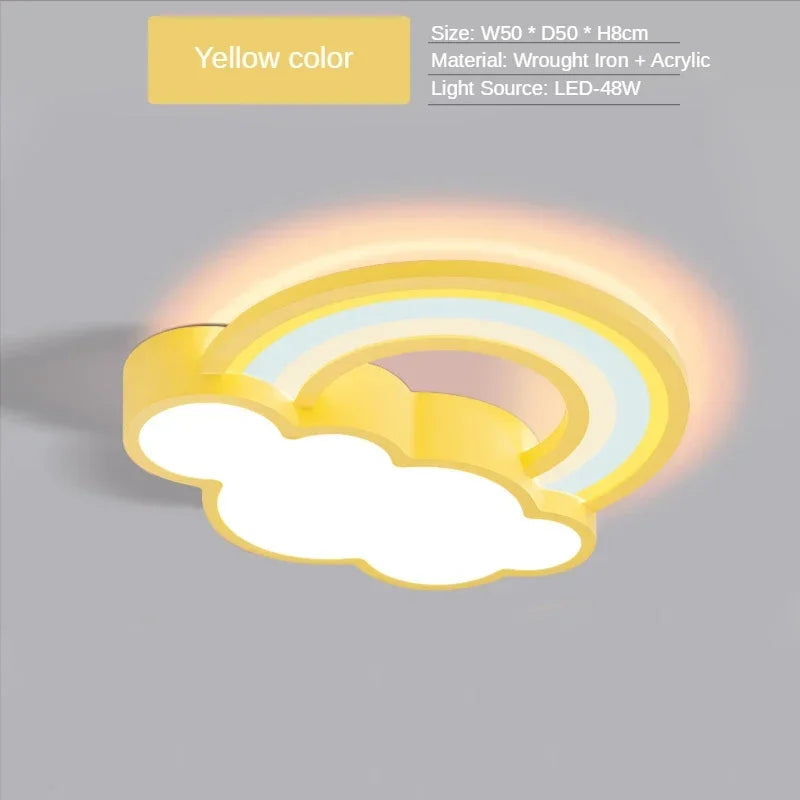 Plafonnier LED moderne nordique "Rainbow Cloud"