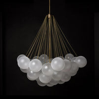 Lustre Boule de Verre Moderne LED Suspension Nordique Suspendu - Édition Lumière Design