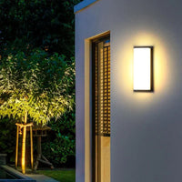 Applique Murale LED Extérieure en Aluminium Étanche et Décorative