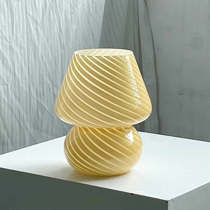 Lampe de bureau LED en verre de luxe