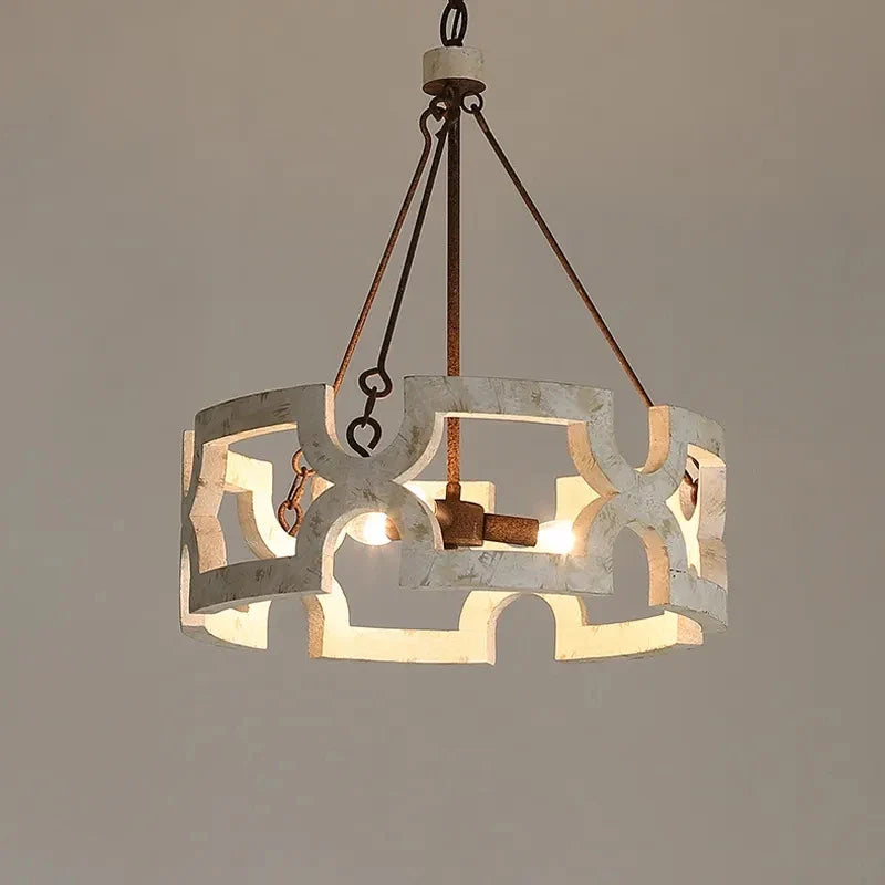 Lustre en bois RusticTouch
