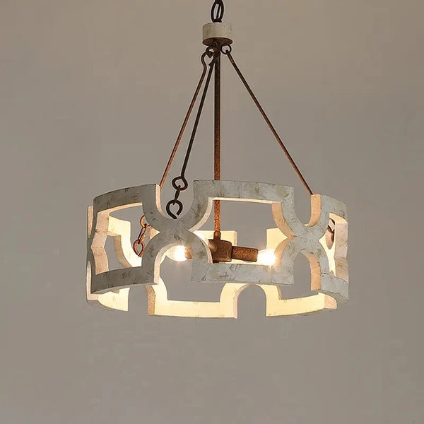 Lustre en bois RusticTouch
