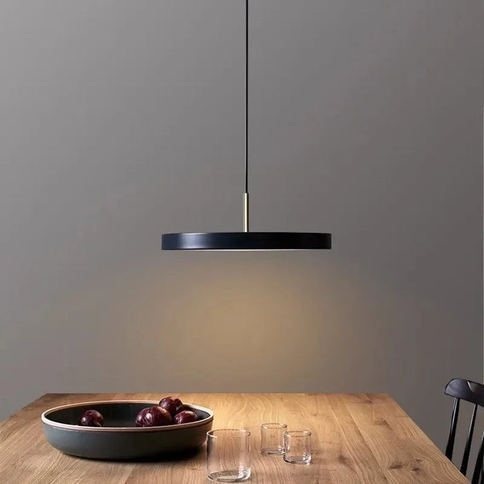 Suspension LED nordique multicolore "Disque Paradise"