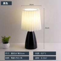 Lampe de bureau rétro rouge chaleureuse
