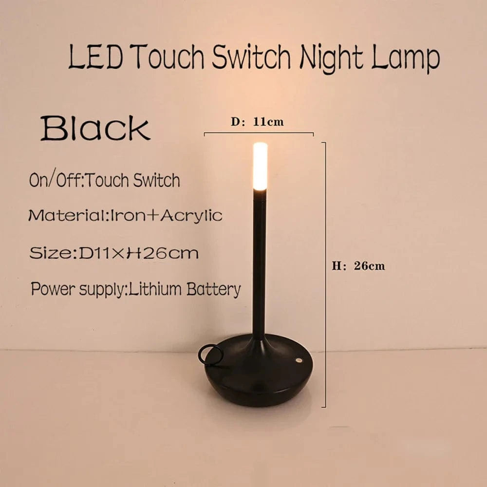 Lampe de Table Rechargeable LED - Atmosphère Créative