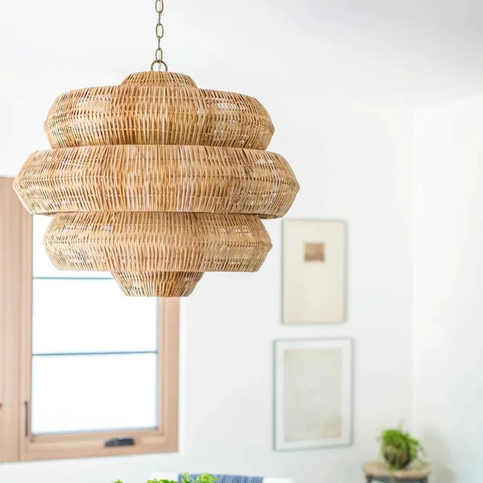Suspension Rattan Art - Style Boho